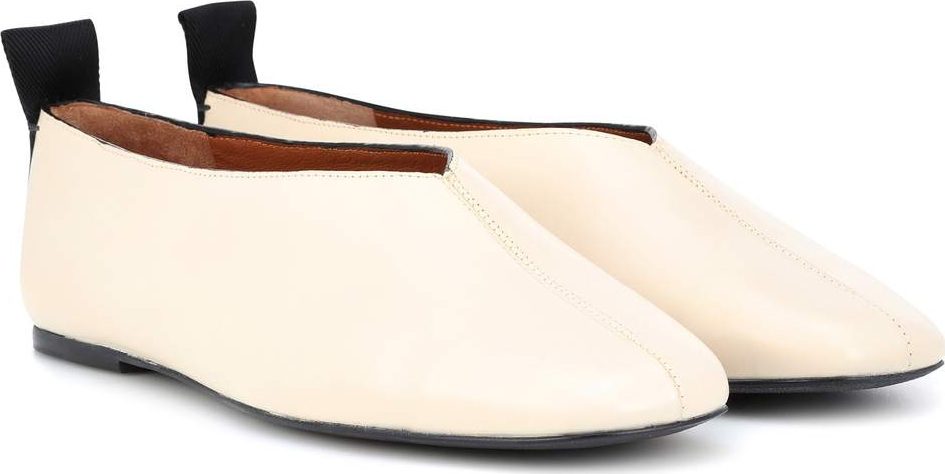 Joseph Leather ballet flats