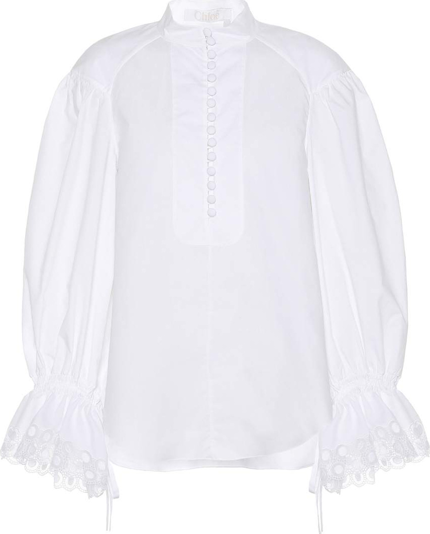 Chloe Cotton poplin top