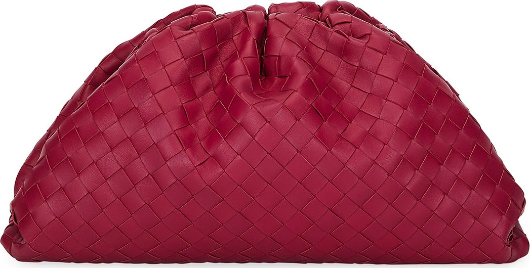Bottega Veneta The Pouch Intrecciato Clutch Bag