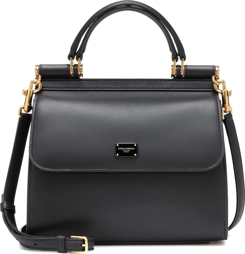 Dolce & Gabbana Sicily Small 58 leather shoulder bag