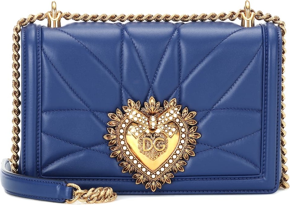 Dolce & Gabbana Devotion Small leather shoulder bag
