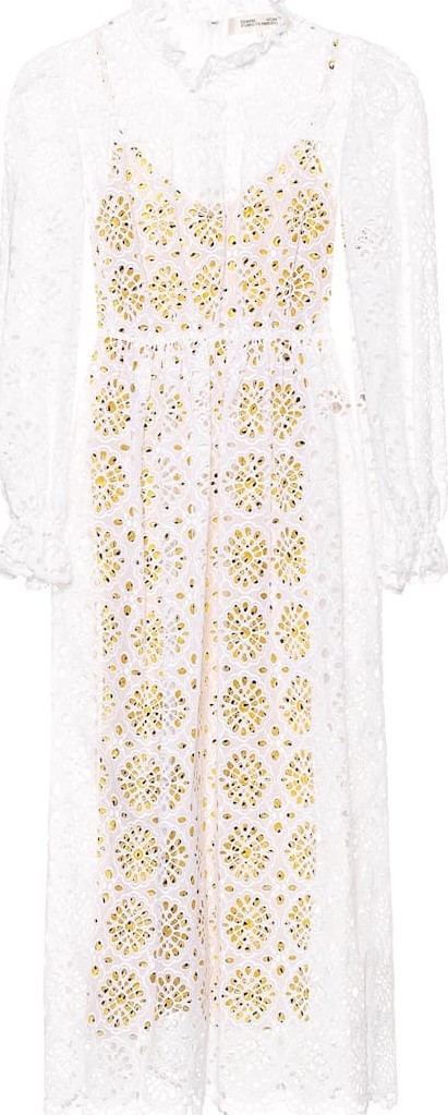DIANE von FURSTENBERG Leandra eyelet cotton dress