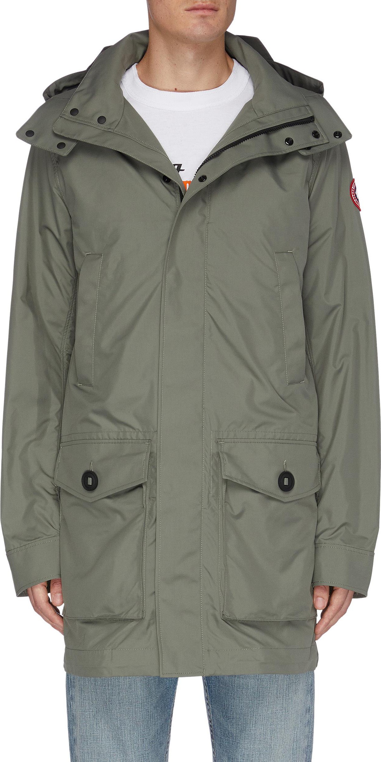 Canada Goose Crew' hooded trench jacket