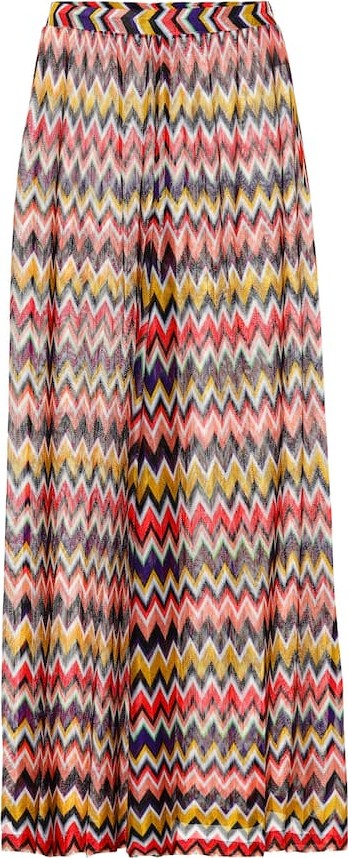 Missoni Striped knit wide-leg pants
