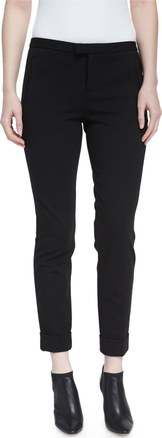 ATM Anthony Thomas Melillo Slim Cropped Ponte Pants