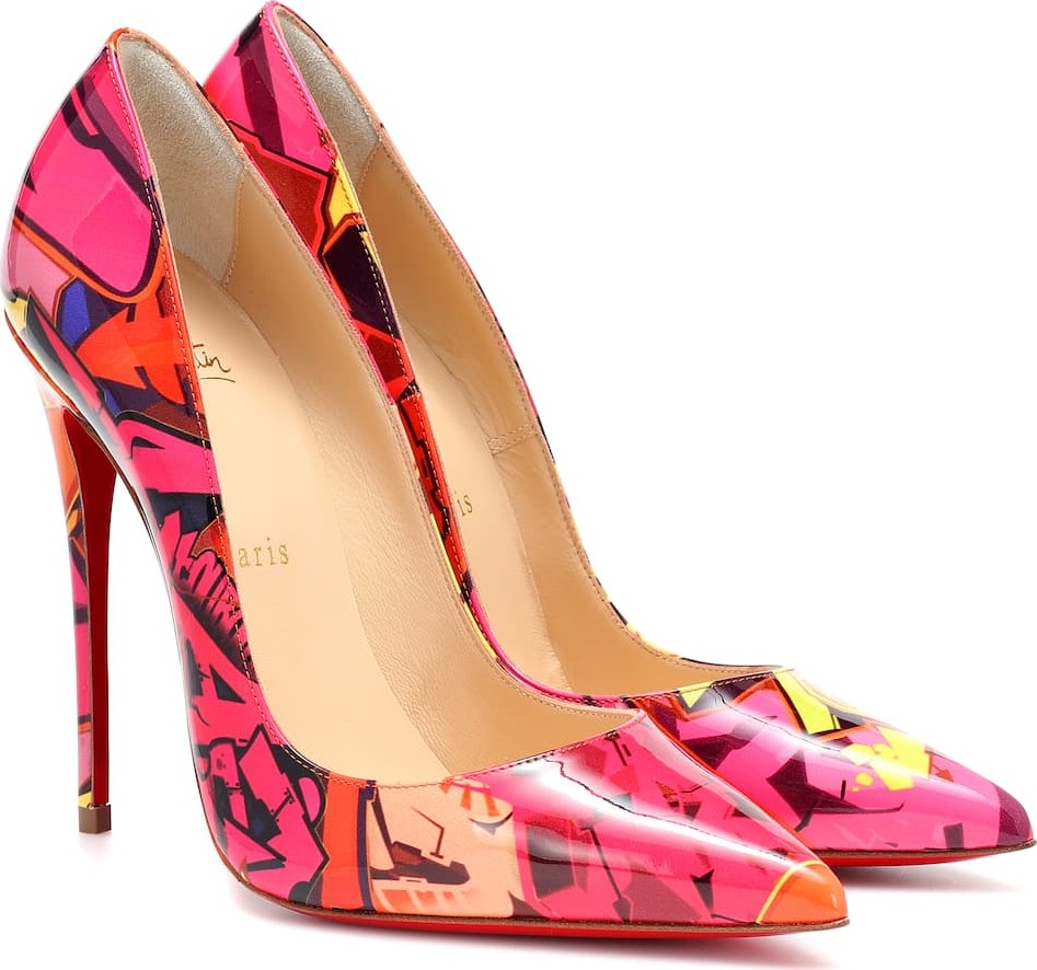 Christian Louboutin So Kate 120 patent leather pumps