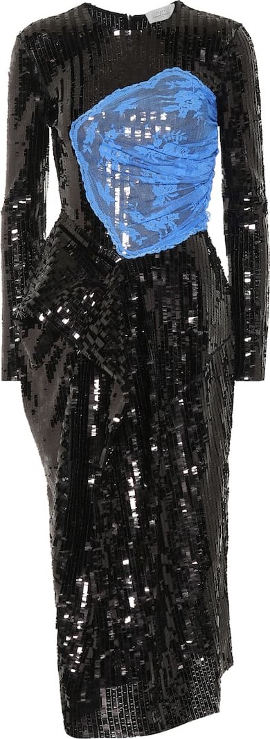 Preen Stephanie sequinned dress