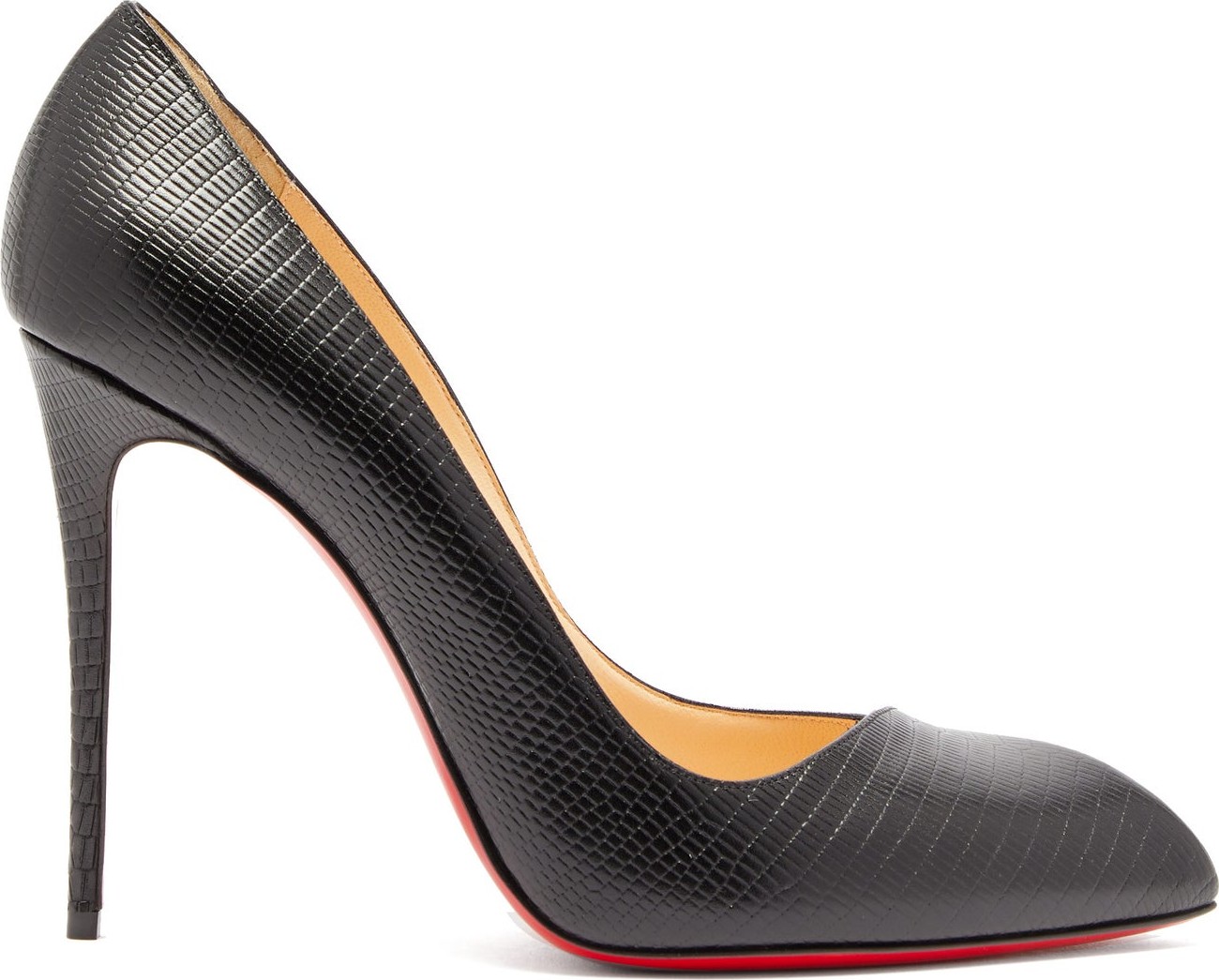Christian Louboutin Corneille 100 lizard-effect leather pumps