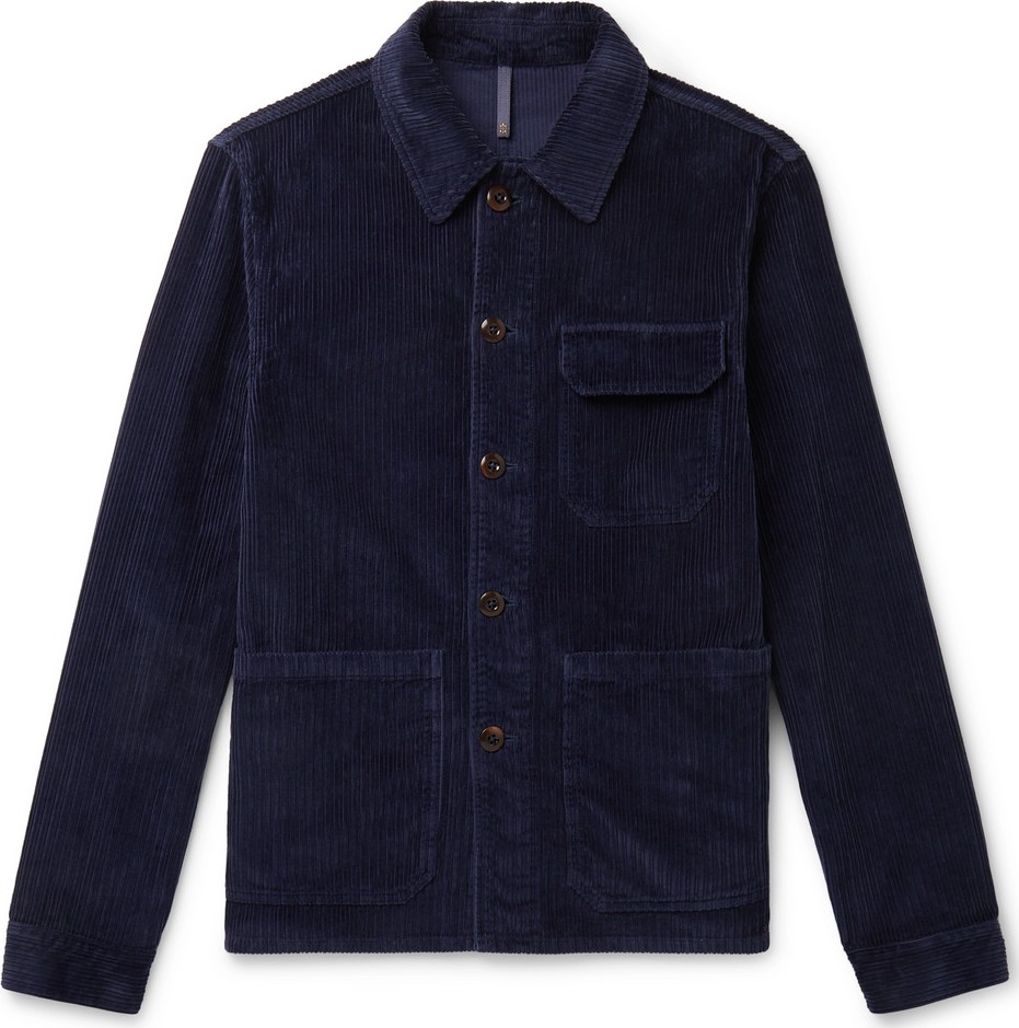 Incotex Cotton-Corduroy Shirt Jacket