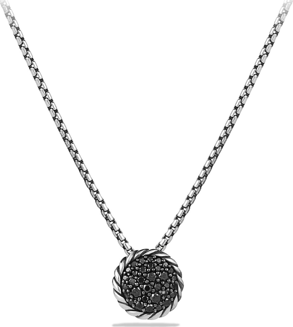 David Yurman Chatelaine Pendant with Black Diamonds