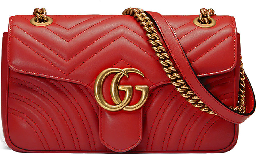 Gucci GG Marmont Small Matelassé Shoulder Bag