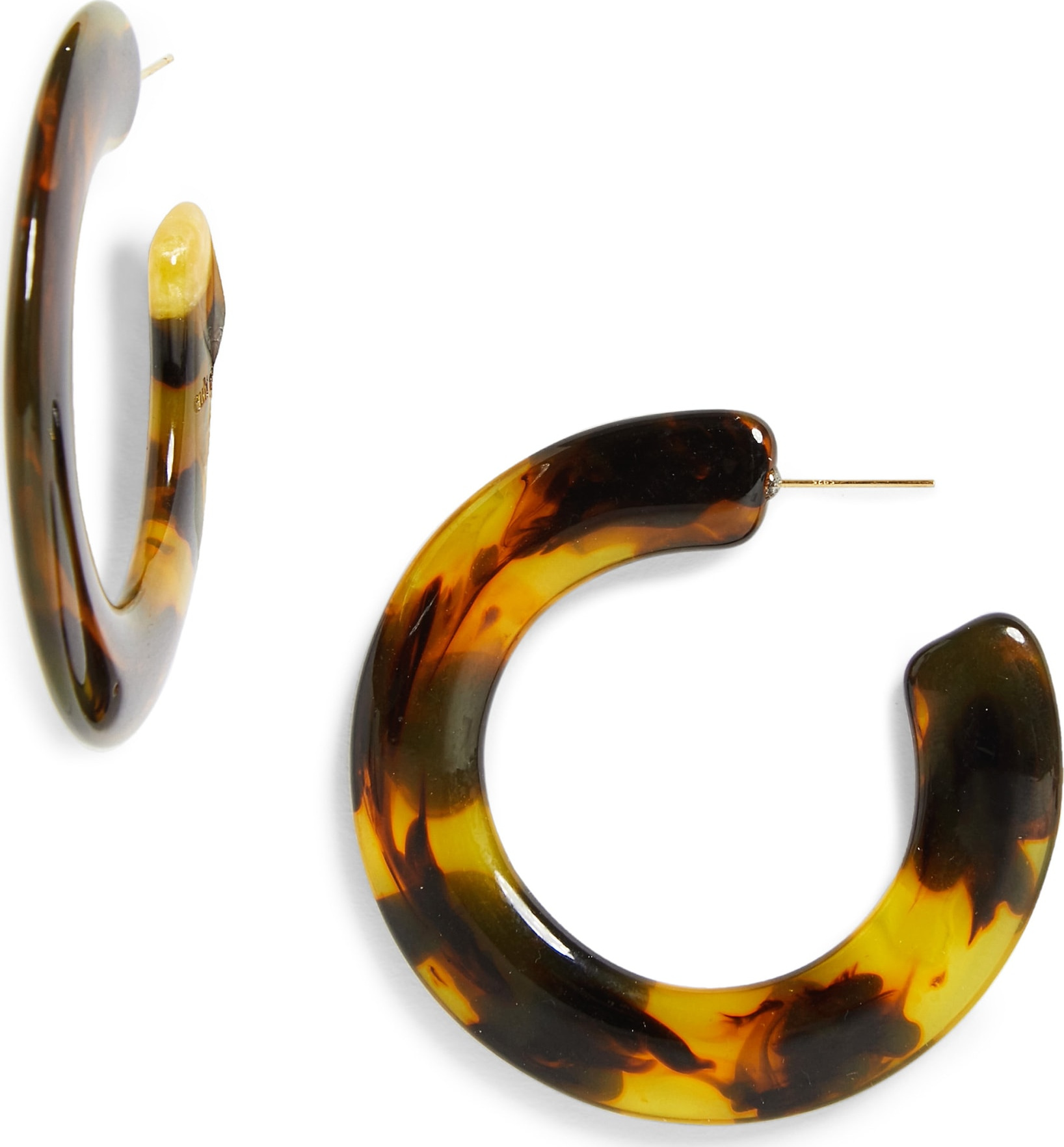 Cult Gaia Mira Small Flat Hoop Earrings