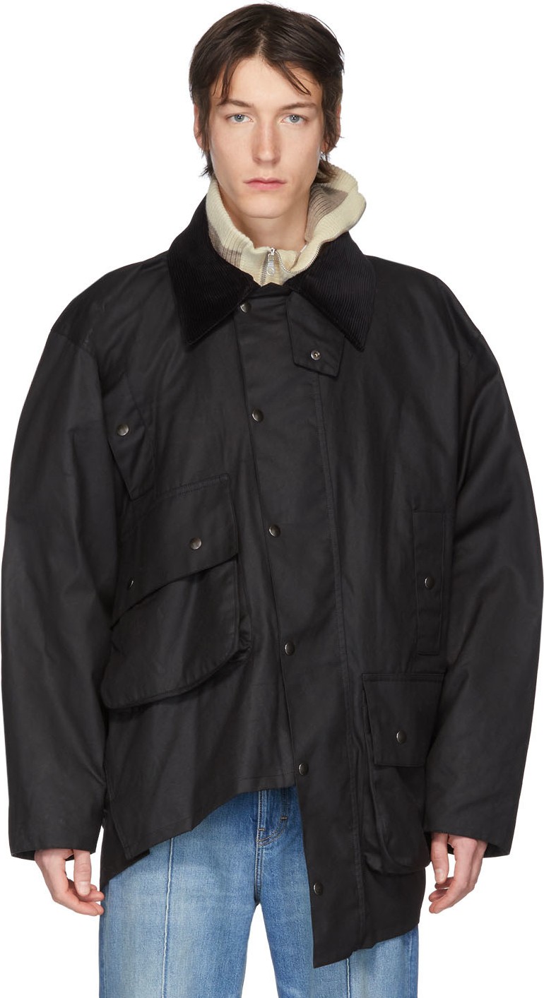 Y/Project Black Switch And Flip Hunting Jacket
