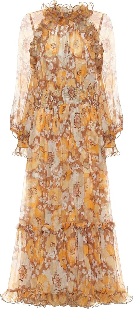 Zimmermann Super Eight ruffled silk maxi dress