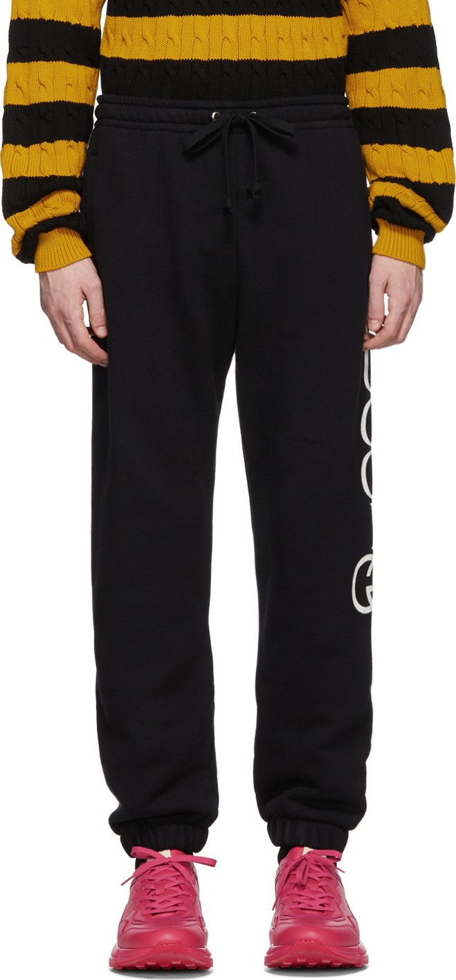 Gucci Black Jogging Lounge Pants