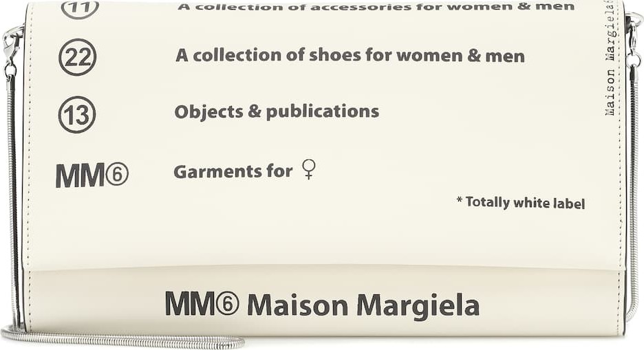 MM6 Maison Margiela Printed PVC clutch
