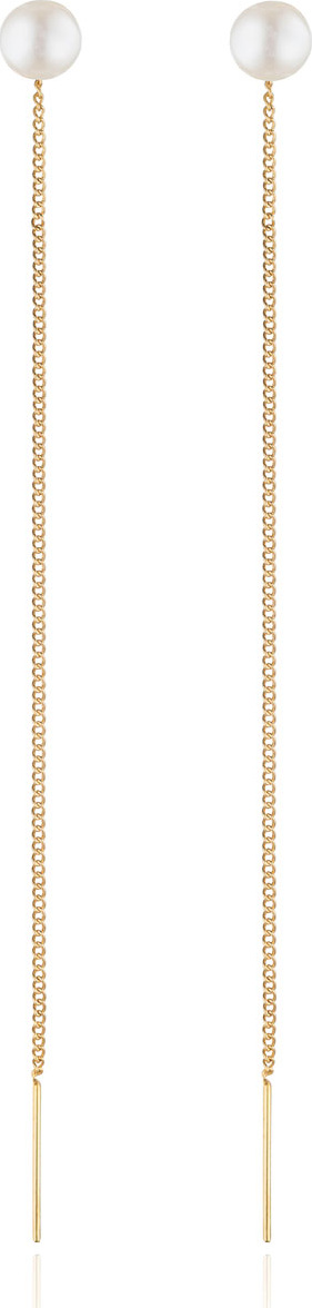 Vita Fede Pearl Thread Chain Earrings