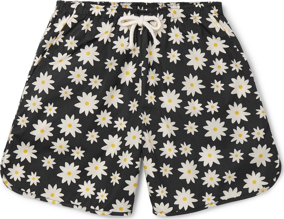 Holiday Boileau Printed Mid-Length Swim Shorts