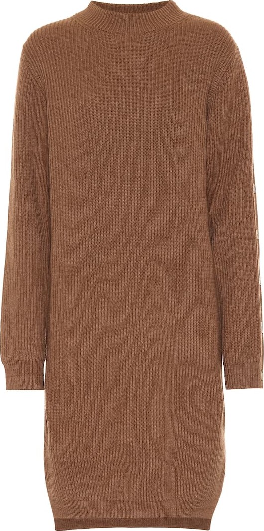 Acne Studios Ribbed-knit wool midi dress