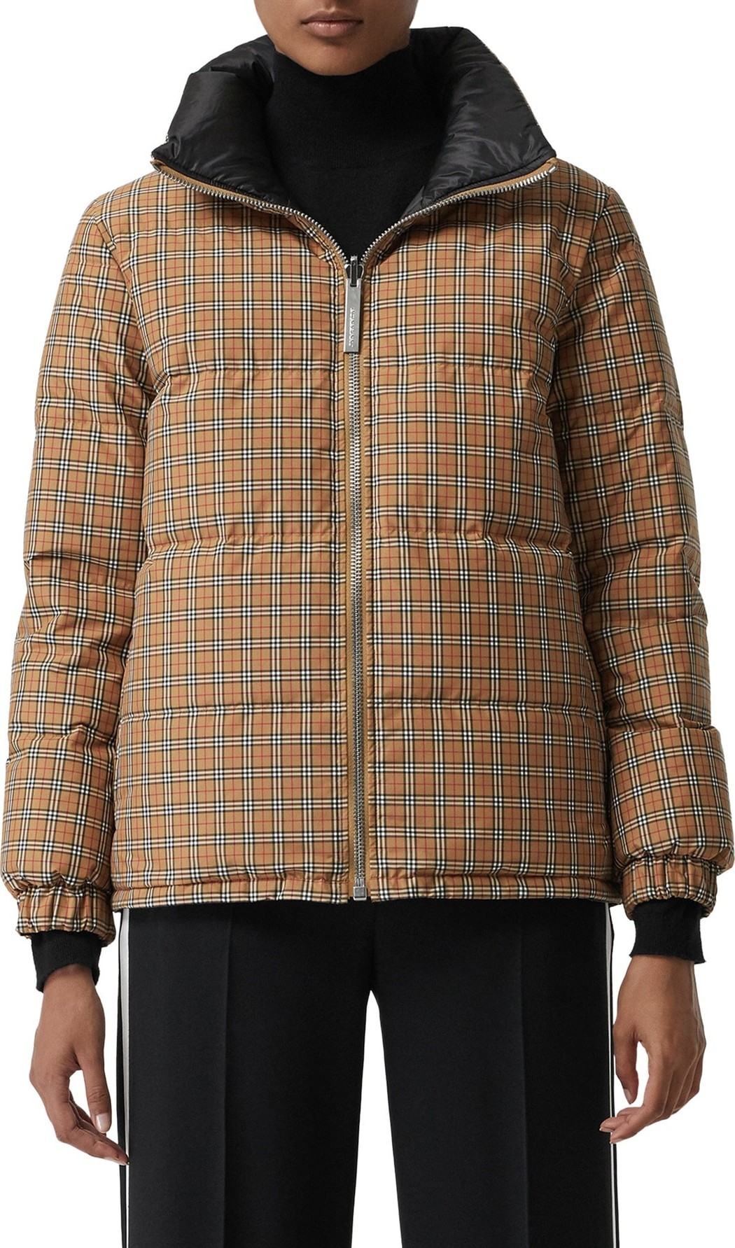 Burberry London England Reddich Vintage Check Reversible Down Jacket
