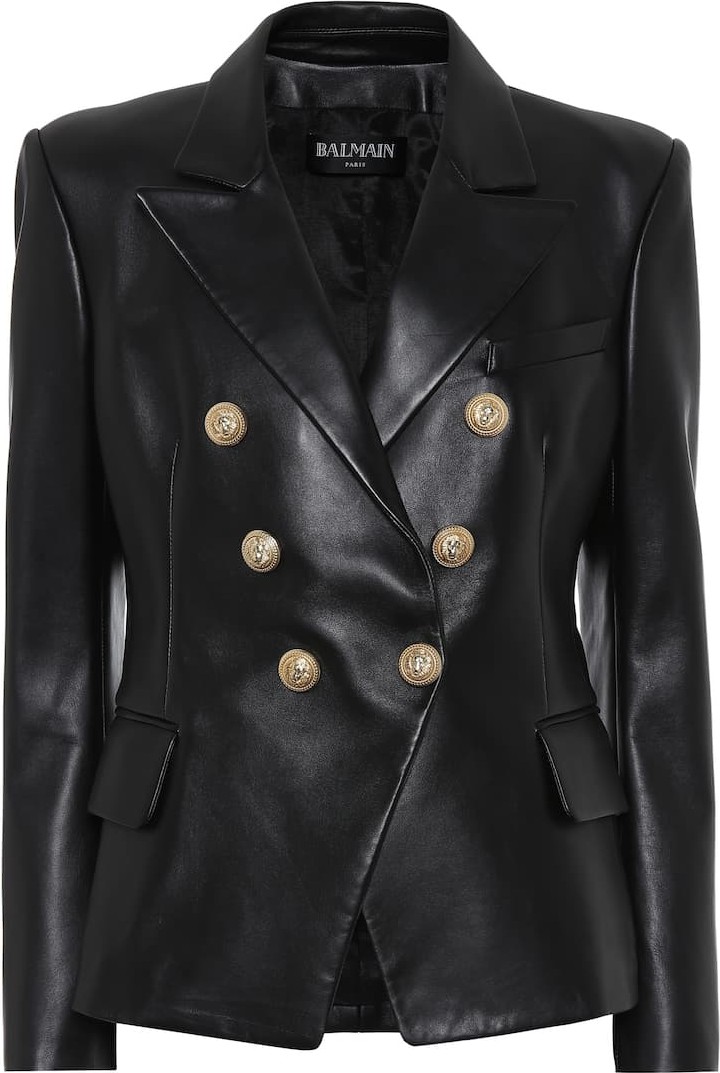 Balmain Leather blazer