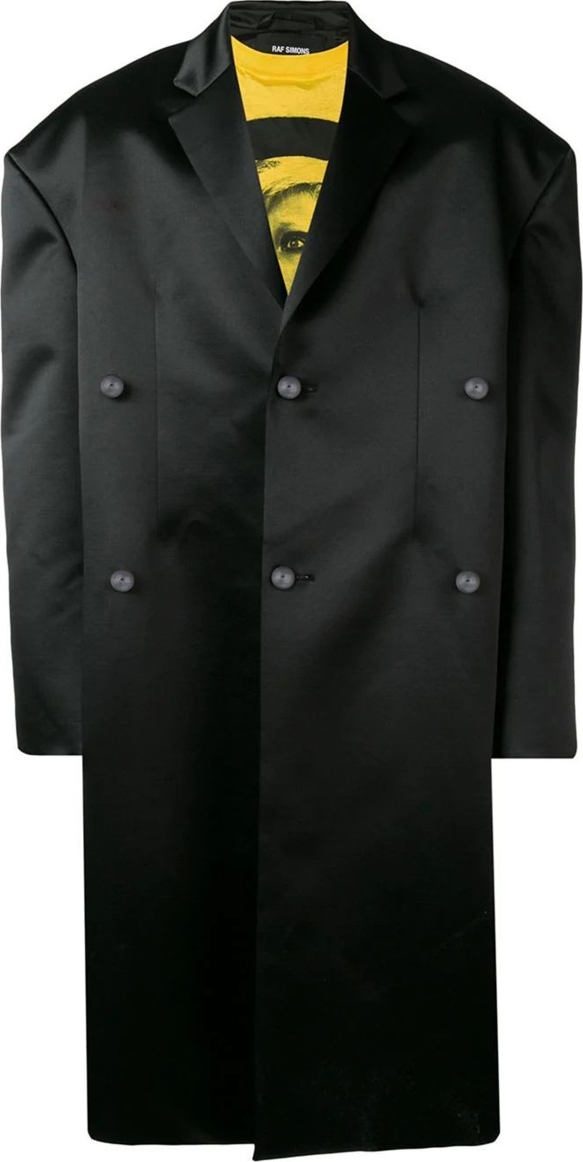 Raf Simons Shiny tailored coat