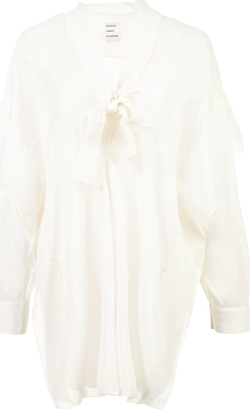 Maison Rabih Kayrouz Assymetric blouse