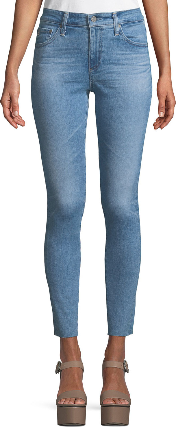 AG Jeans The Farrah High-Rise Skinny Ankle Jeans