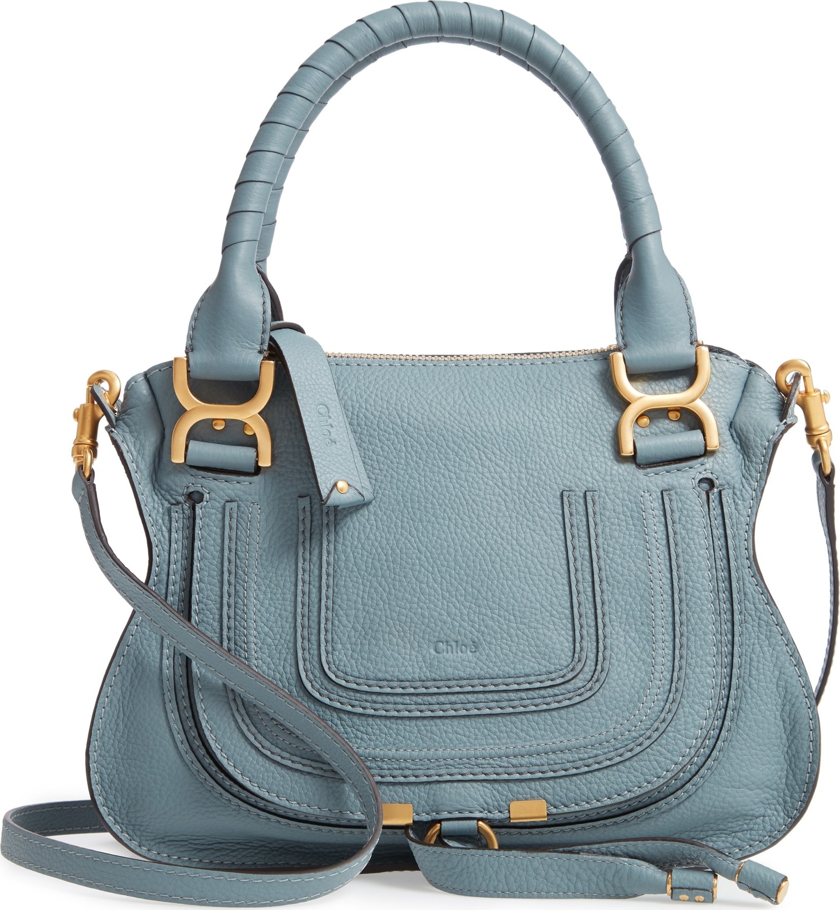 Chloe Small Marcie Calfskin Leather Satchel