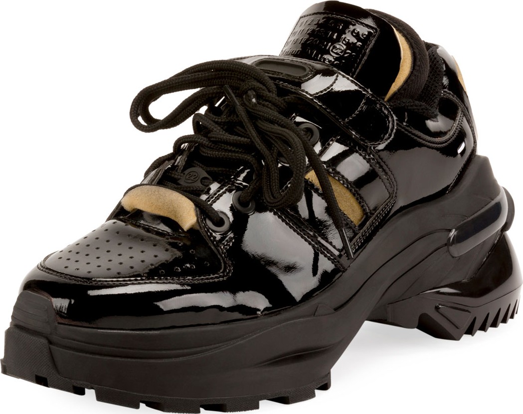 Maison Margiela Men's Artisanal Leather Trainer Sneakers