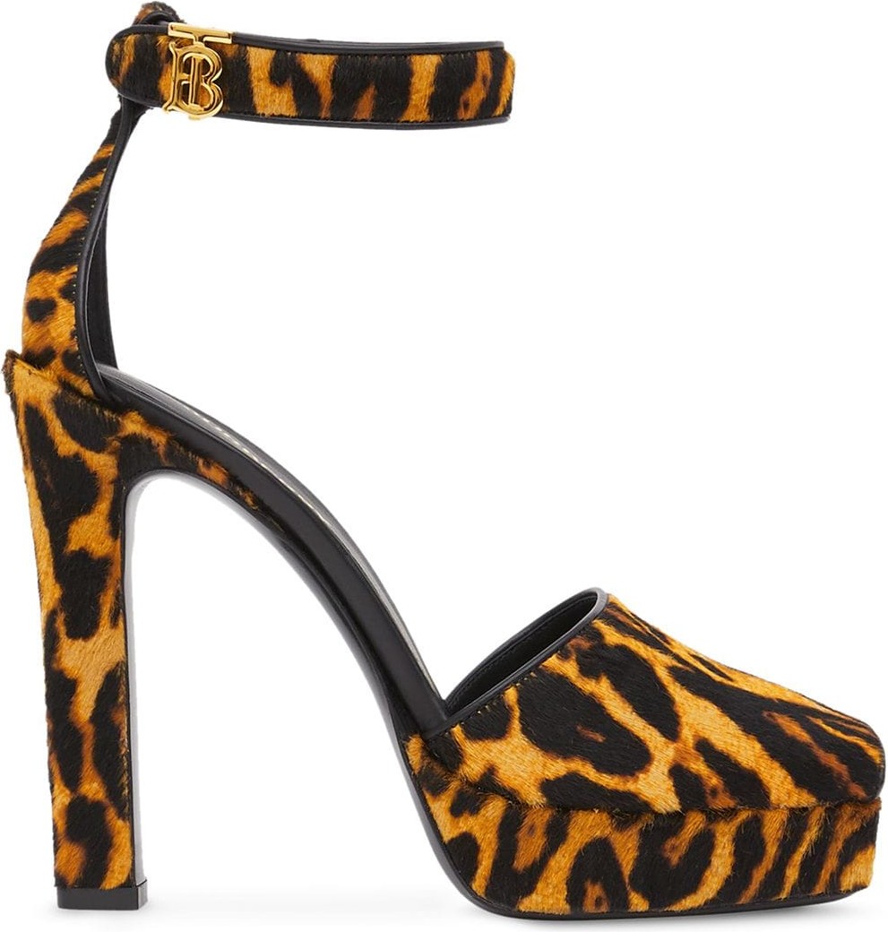 Burberry London England Leopard print sandals