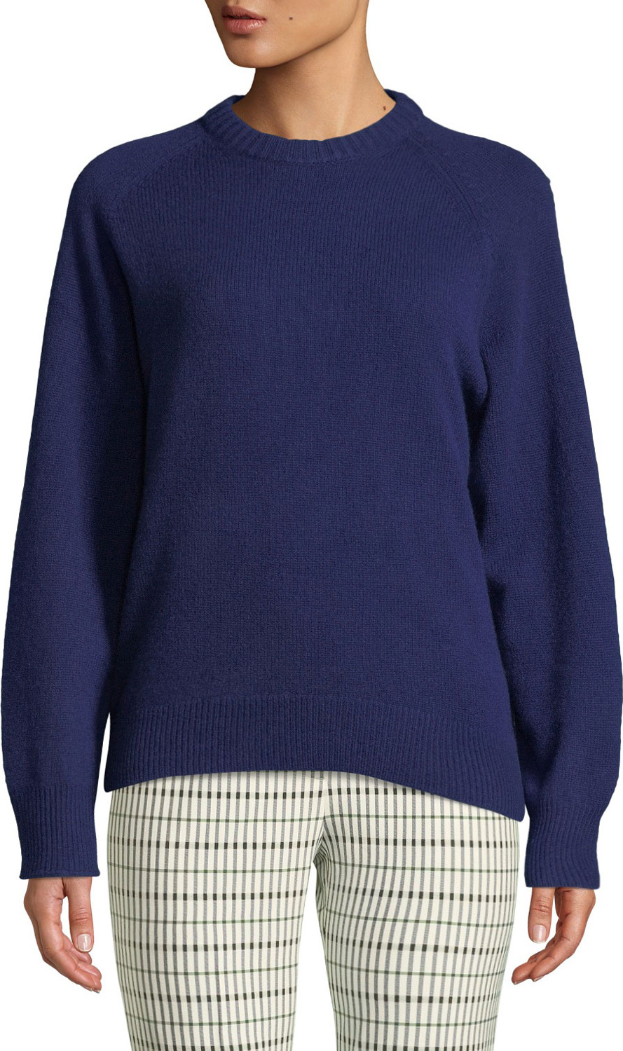 Theory Crewneck Cashmere Pullover Sweatshirt