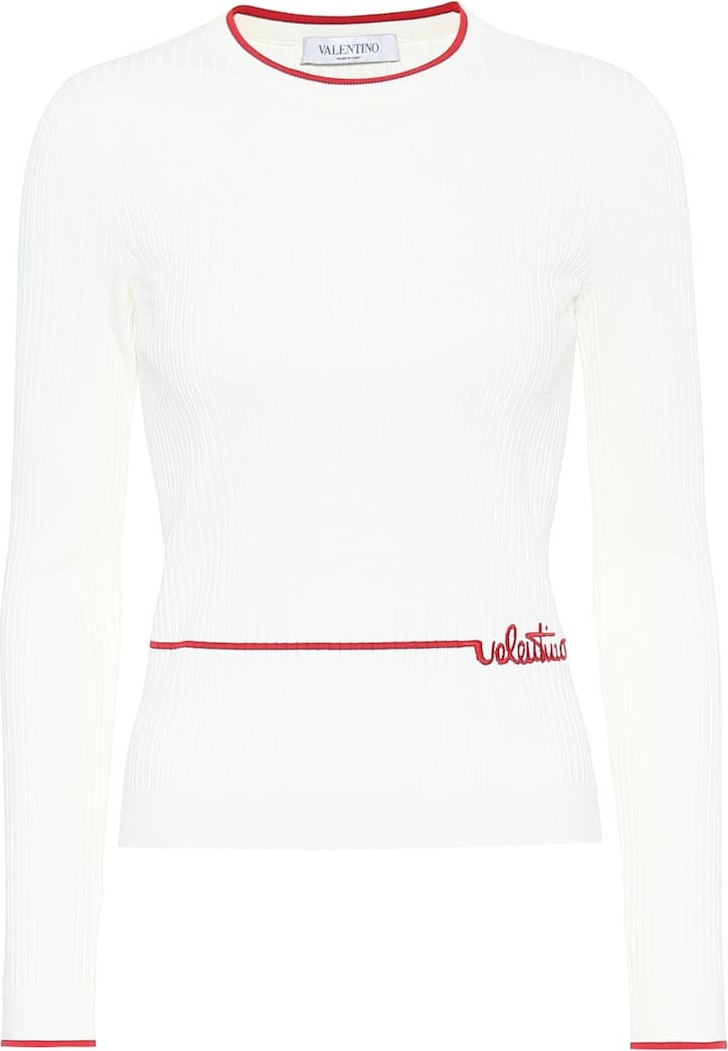 Valentino Ribbed-knit sweater