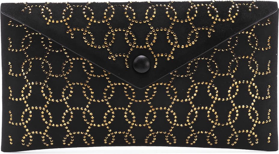 Alaïa Louise 24 Small embellished clutch