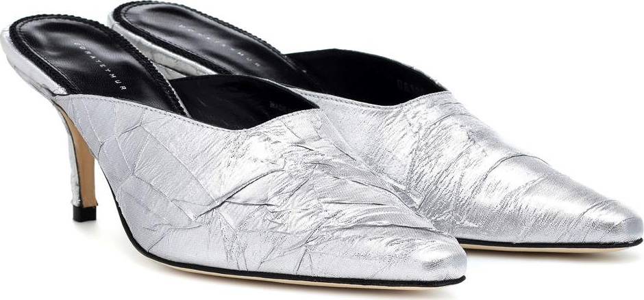 Dorateymur Groupie metallic mules