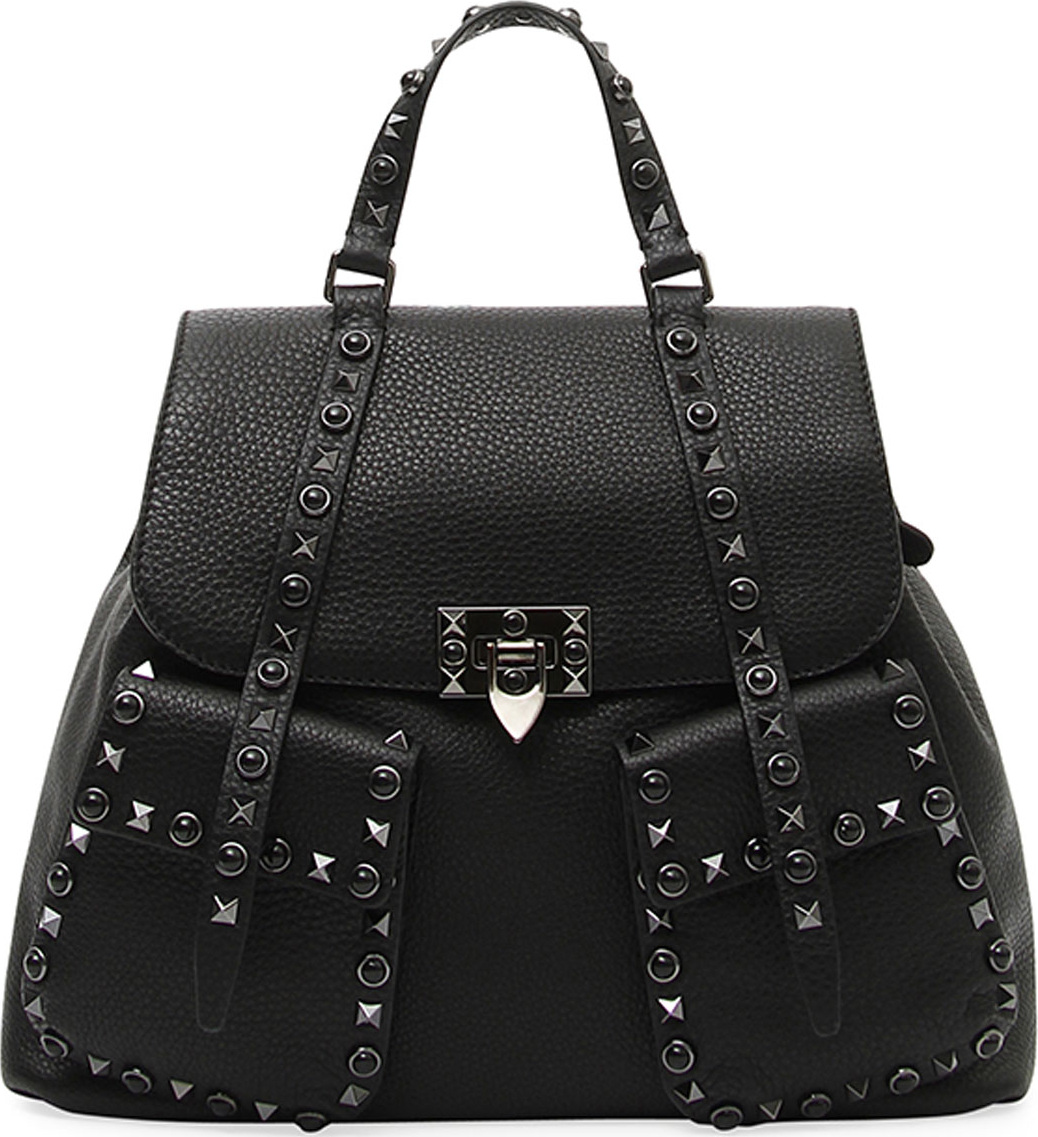 Valentino Guitar Rockstud Rolling Backpack