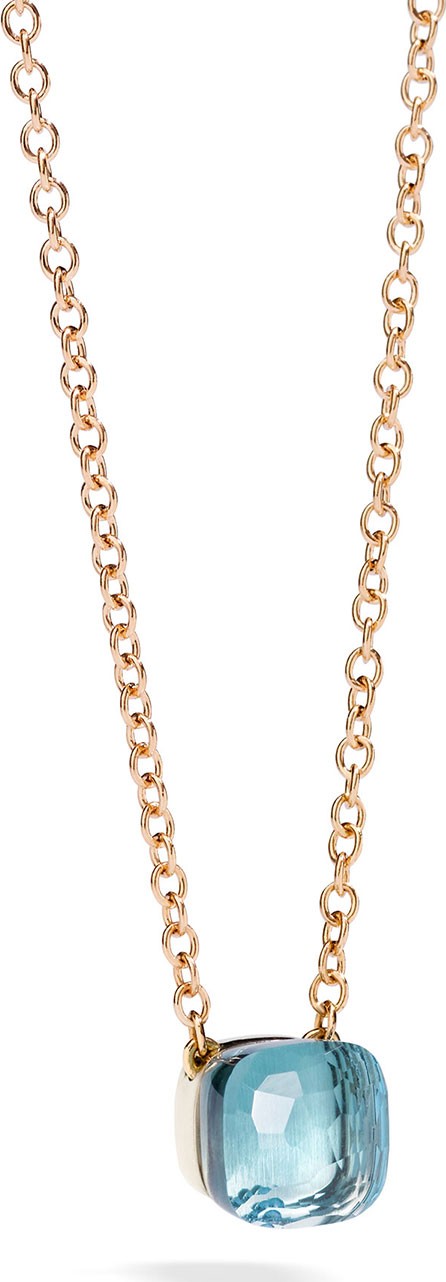Pomellato Nudo Blue Topaz Pendant Necklace