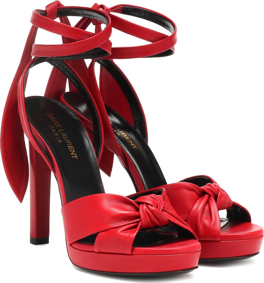 Saint Laurent Hall 105 leather sandals