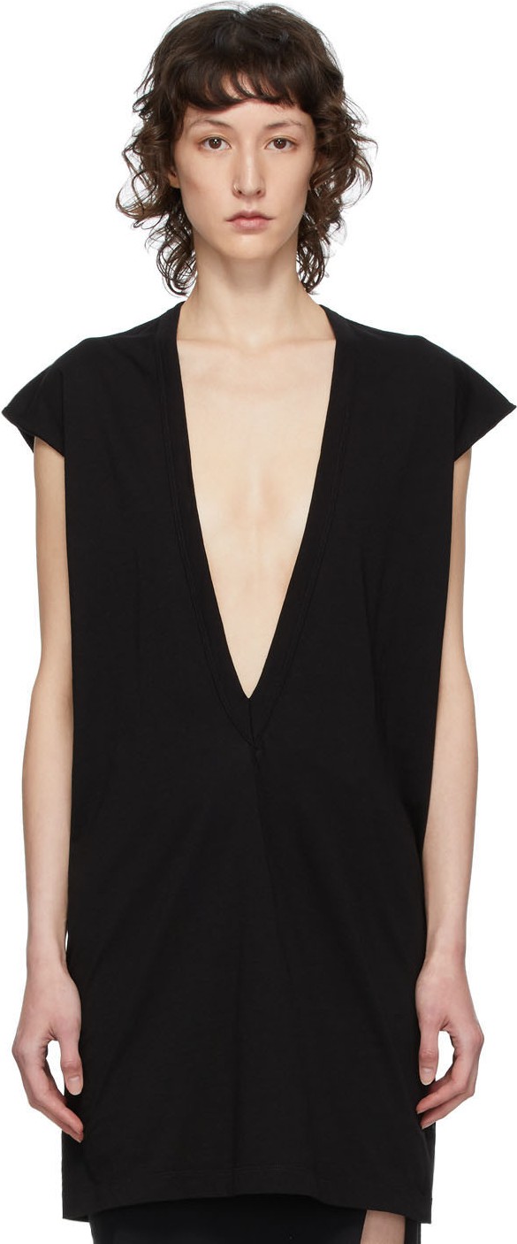 Rick Owens Black Dylan Tank Top