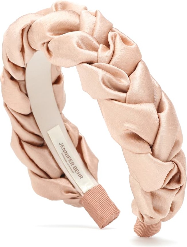 Jennifer Behr Lorelei plaited silk headband