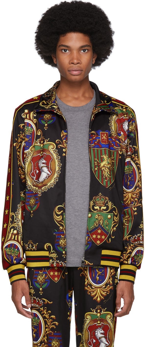 Dolce & Gabbana Multicolor Star King Track Jacket