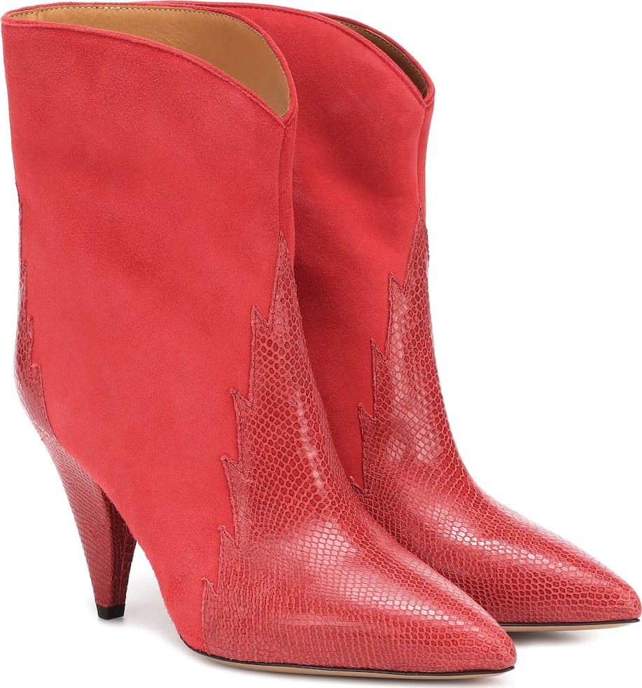 Isabel Marant Leider suede ankle boots