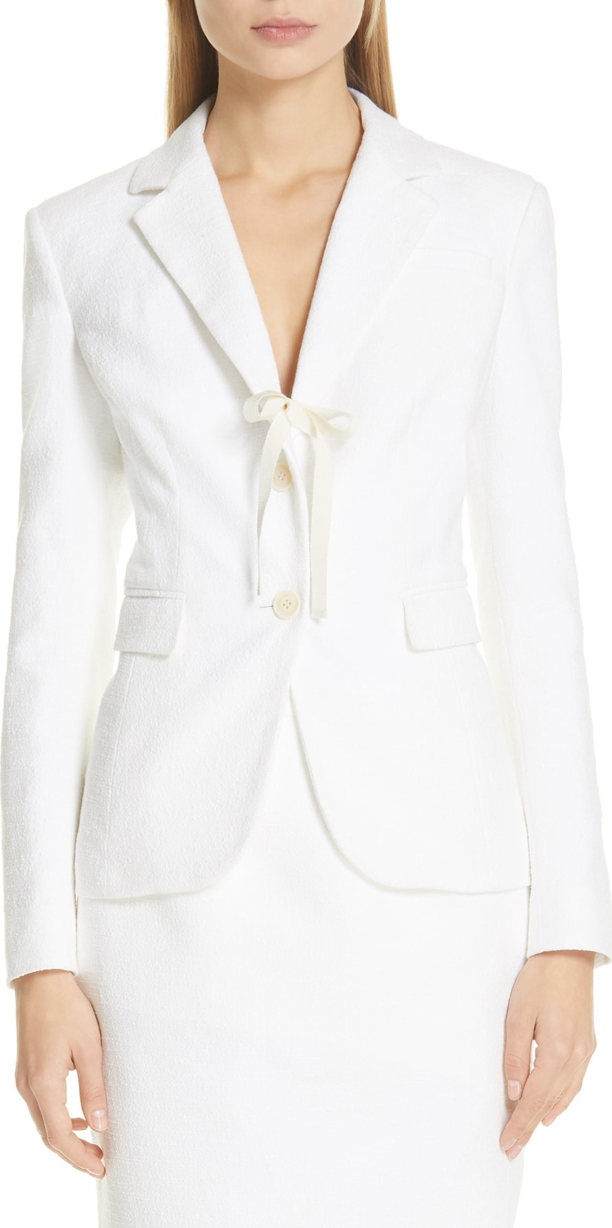 Altuzarra Tie Detail Two-Button Jacket