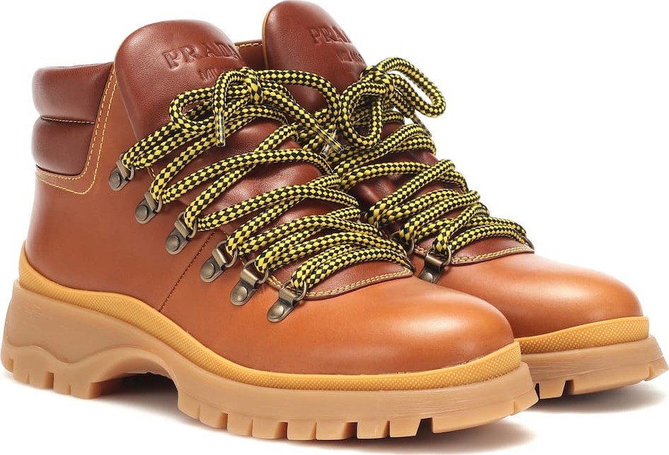 Prada Leather ankle boots