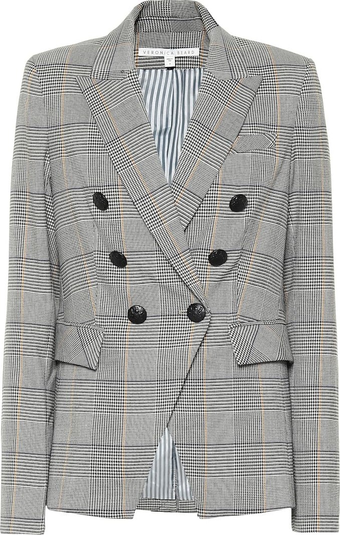 Veronica Beard Miller Dickey checked blazer