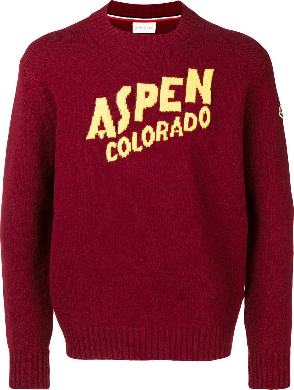 Moncler Aspen crew neck knitted sweater