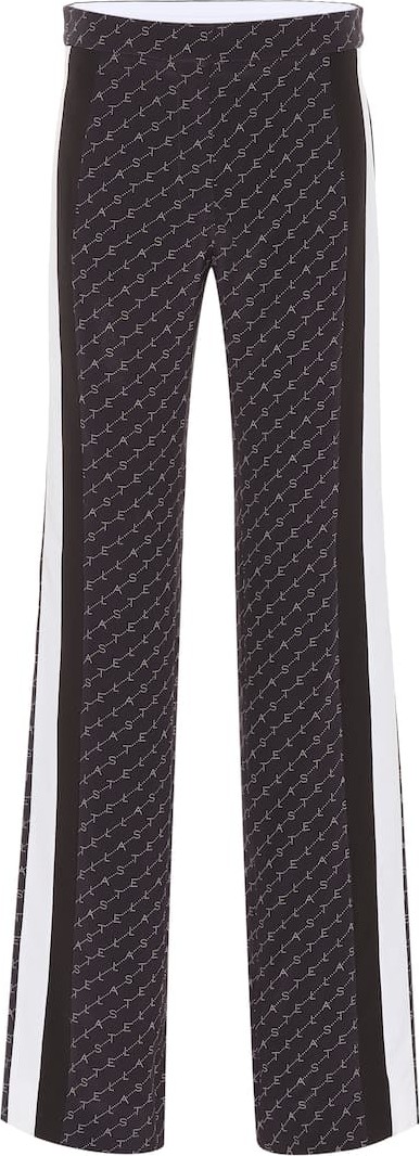 Stella McCartney High-rise wide-leg silk pants