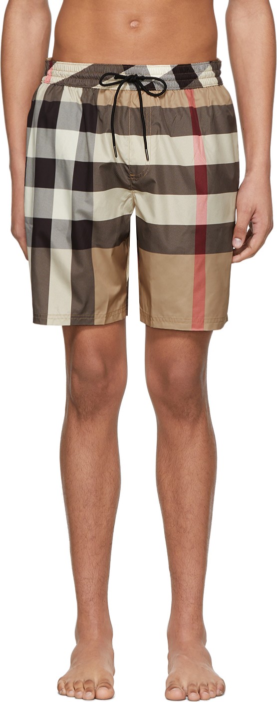 Burberry London England Beige Guildes Swim Shorts