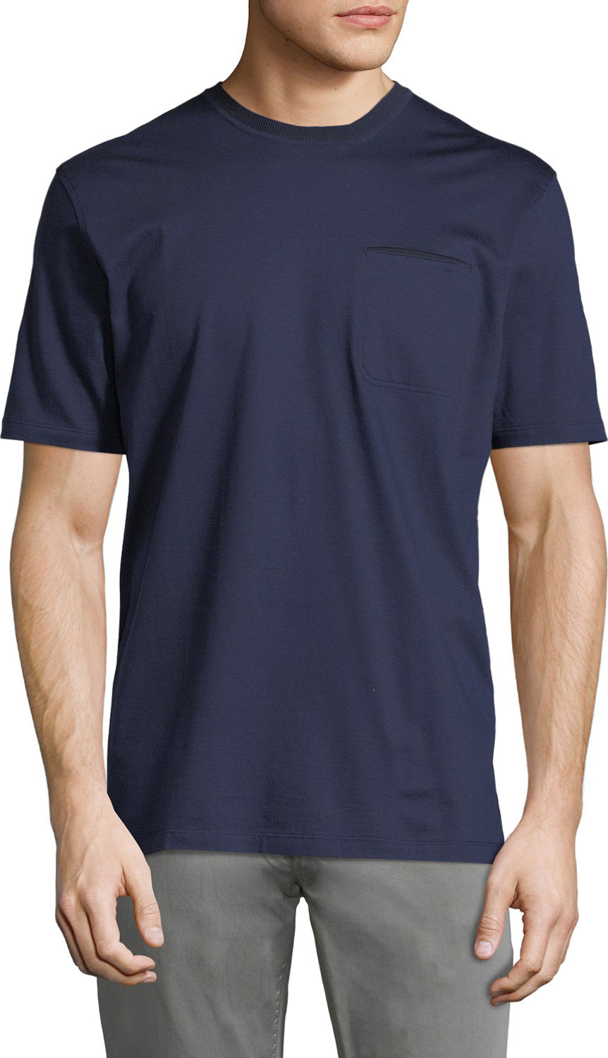 Ermenegildo Zegna Cotton Pocket T-Shirt