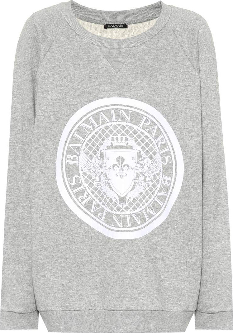 Balmain Printed cotton sweatshirt